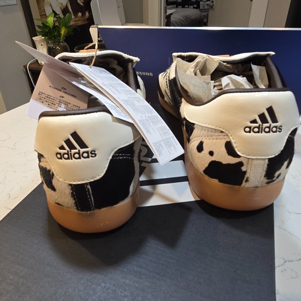 Adidas Taekwondo Mei 'Cow Print' JS0297 Mens Size 10 RARE HTF SNEAKER W 11 NEW - Picture 6 of 14